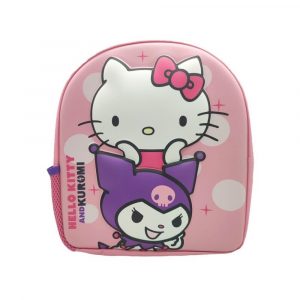 MOCHILA HELLO KITTY AND KUROMI 3D 30CM