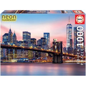 PUZZLE 1000 PIEZAS NEON PUENTE BROOKLYN