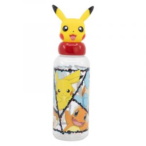 BOTELLA AGUA FIGURA 3D PIKACHU 560ML