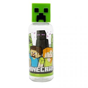BOTELLA AGUA FIGURA 3D MINECRAFT 560ML
